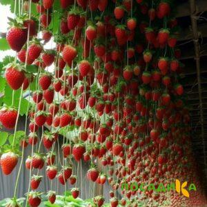 Клубника ампельная Анастасия купить по цене от 370р. в интернет-магазине «Посадика» с доставкой почтой в в Барыше и по всей России – [изображение №1].
