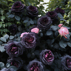 Роза Черная купить по цене от 450р. в интернет-магазине «Посадика» с доставкой почтой в в Барыше и по всей России – [изображение №1].