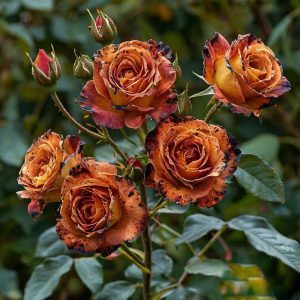 Роза плетистая Оранжевый Бриллиант купить по цене от 450р. в интернет-магазине «Посадика» с доставкой почтой в в Барыше и по всей России – [изображение №1].